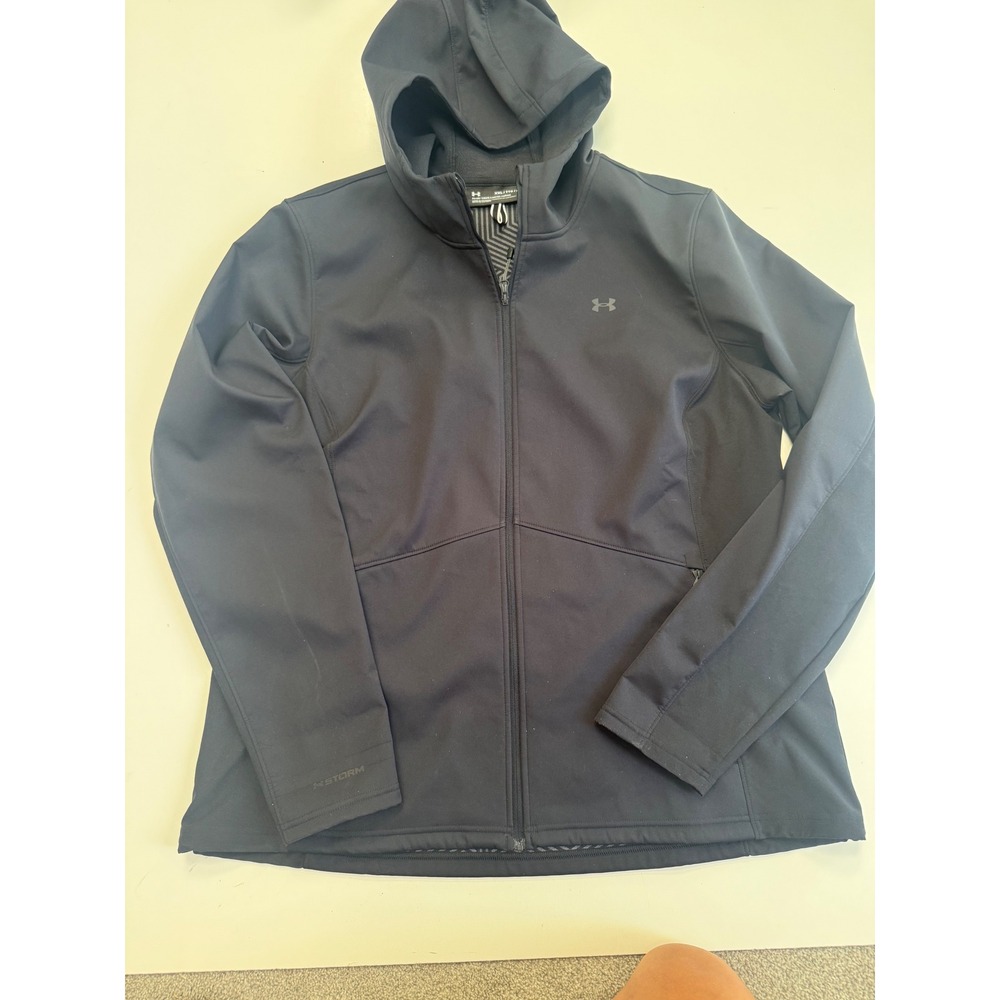 Under Armour Mens Storm ColdGear Infrared Softshell Jacket Black XXL Fitted